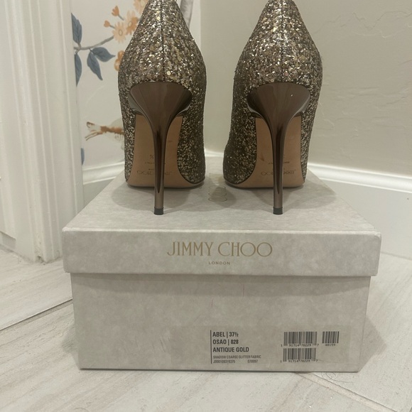 Jimmy Choo Abel Antique gold heels - Picture 5 of 8